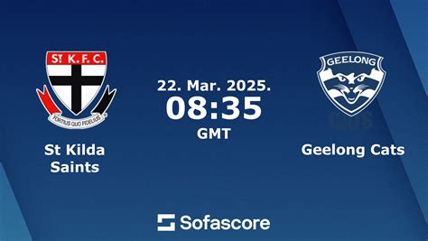 St Kilda Saints Geelong Cats live score, video stream and H2H .
